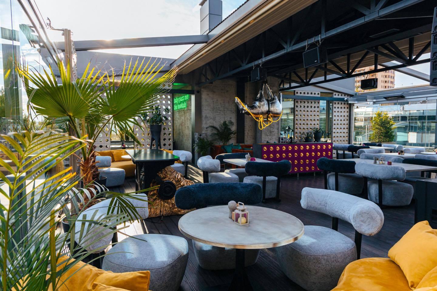 Liftup Rooftop lounge in Yerevan
